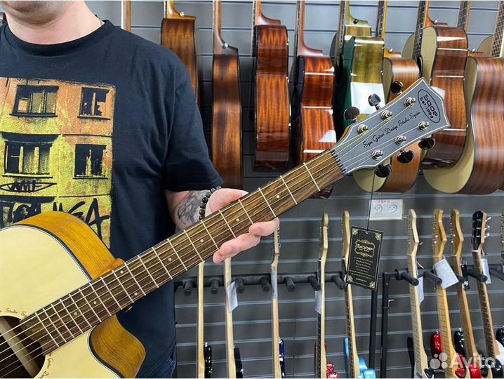 Sqoe SQ-H-EQ - электроакустическая гитара