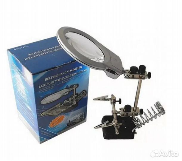 Лупа держатель Третья рука MG16129-A