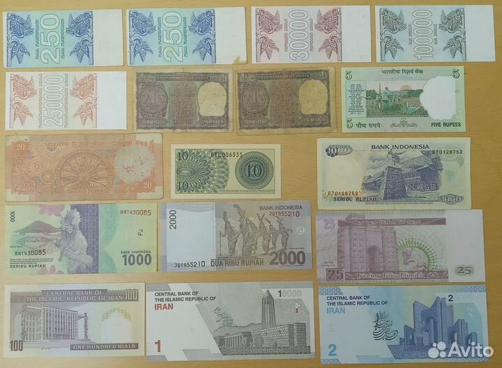 Банкноты. Азия и Ближний Восток