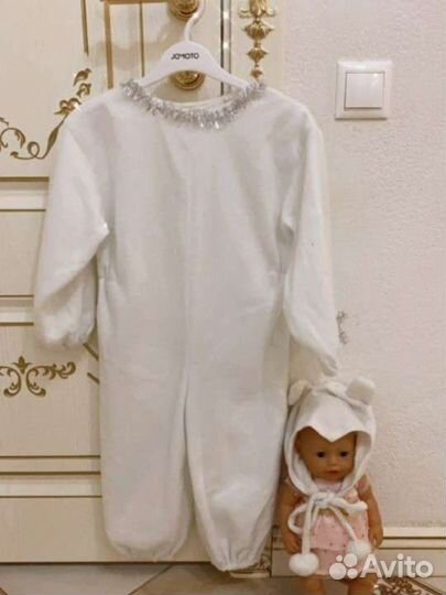 Костюм белого медведя 116-134