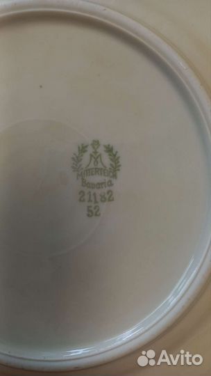 Фарфоровая тарелка Германия Mitterteich Bavaria