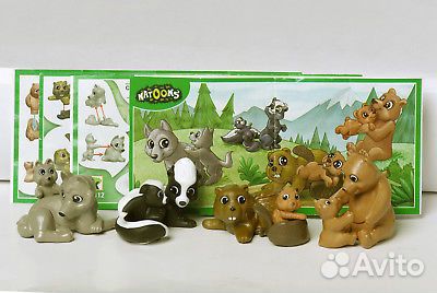 Киндер серии животных: семейка леса