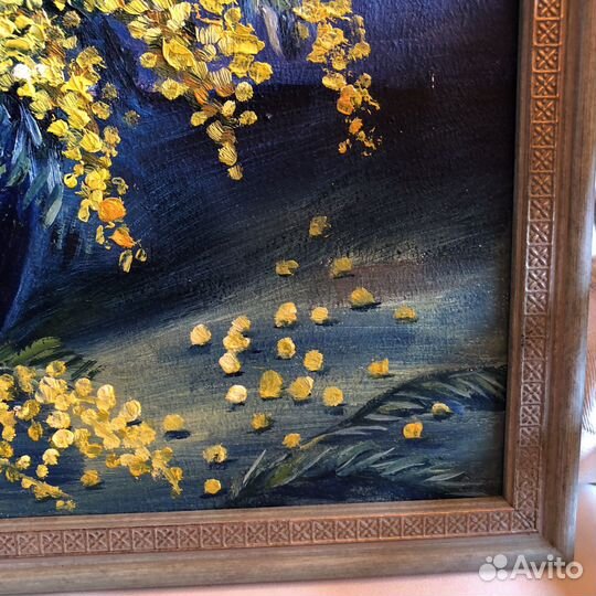 Картина маслом на картоне 28х36