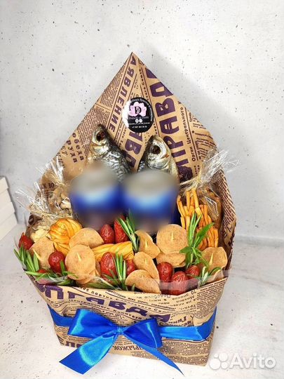 Мужской букет. Букет к пиву. Съедобный букет