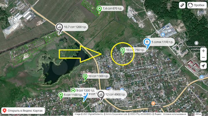 Участок 10 сот. (ИЖС)