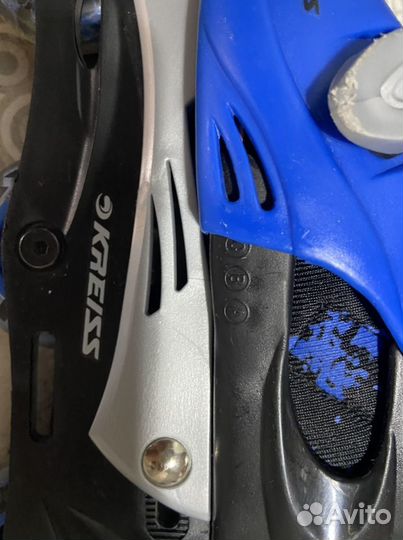 Ролики детские раздвижные и Перчатки b’twin