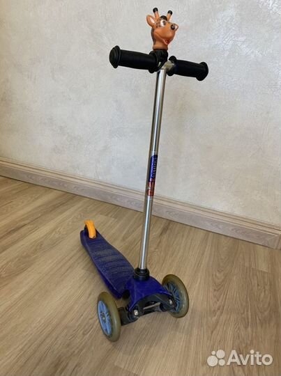 Самокат трехколесный складной