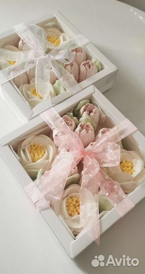 Зефирные цветы