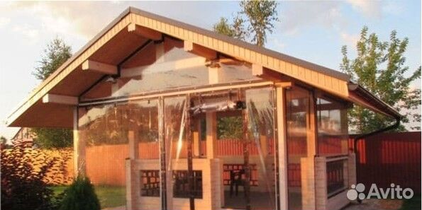 Мягкие окна для террас и беседок / не лопаются