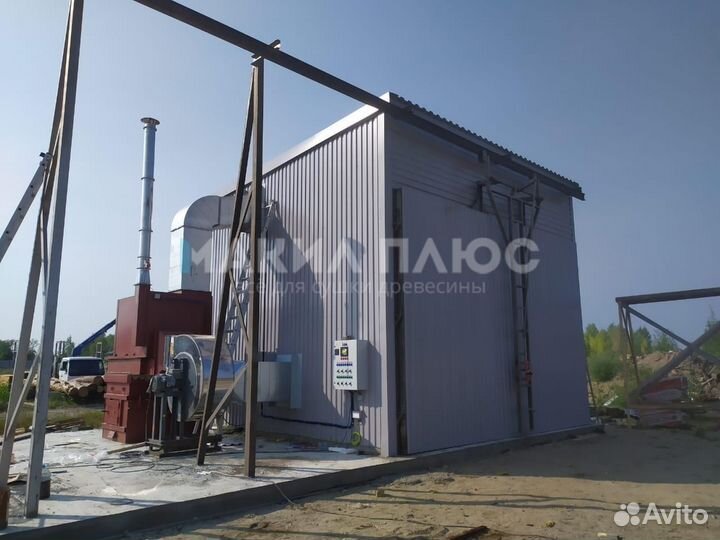 Сушильная камера 60 м3 с теплогенератором увн-250