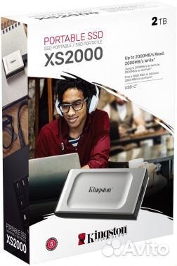 Внешний SSD Kingston XS2000 на 2TB