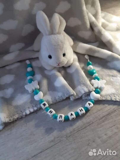 Держатель для пустышки из пищевого силикона