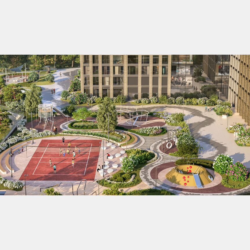 Квартира-студия, 25,6 м², 42/54 эт.