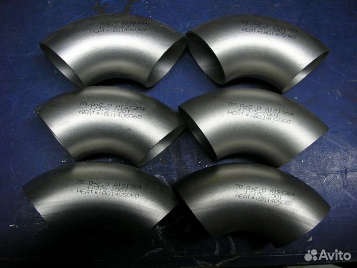 Отводы нержавеющие Ду204-Ду34, Aisi, Elbow