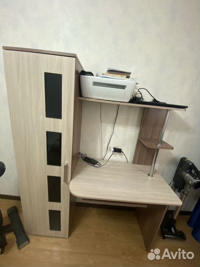 Компьютерный стол со шкафом бу