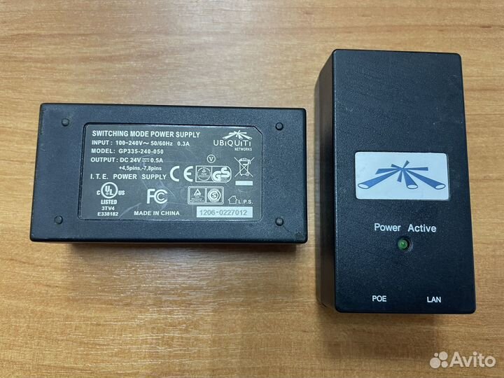 PoE Адаптер UBI-POE-24-5 24V/0,5A