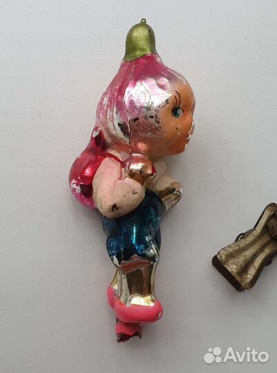 Елочные игрушки на прищепках СССР