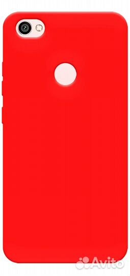 Силиконовый чехол для Xiaomi Redmi Note 5A красный