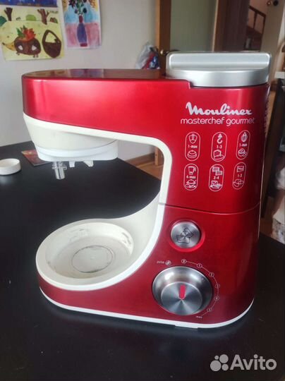 Кухонная машина Moulinex с доп. блендером и тёркой