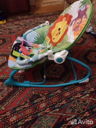 Шезлонг детский музыкальный