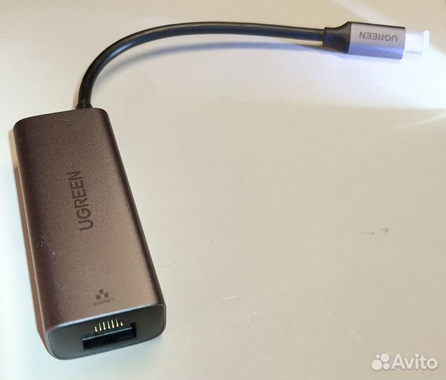 UGreen переходник 1Gbps порт + PD на USB Type-C