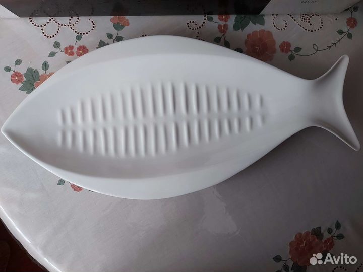 Блюдо фарфор для рыбы