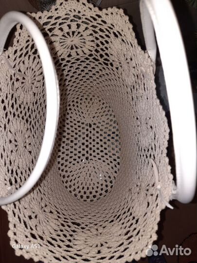 Корзина вязаная