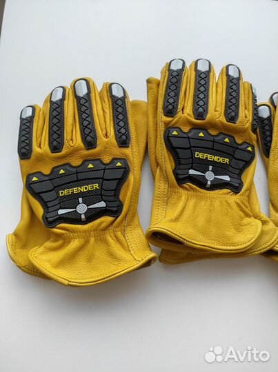 Перчатки кожаные