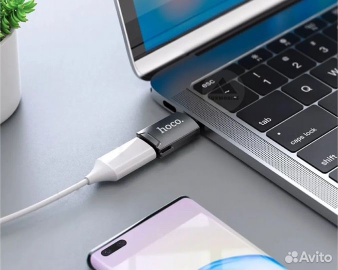 Переходник Type-C to hdmi hoco UA19 / 4K HD