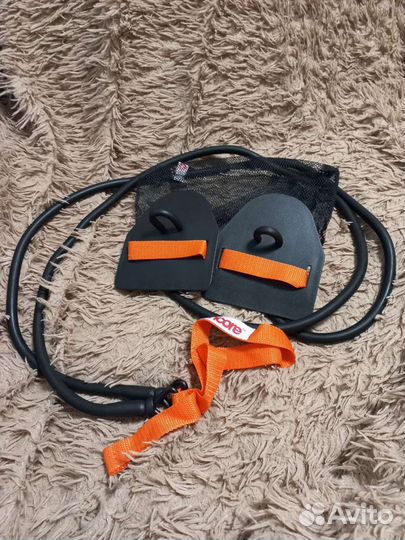 Гребной тренажер с лопатками