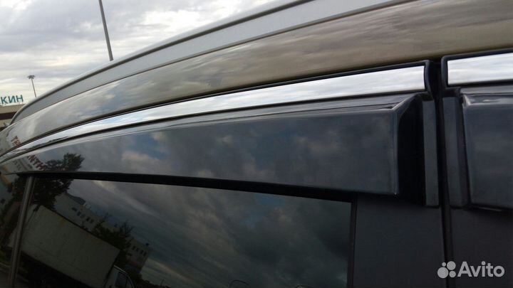 Дефлекторы-окон Нерж-молдинг Lexus -NX 1-поколение