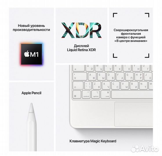 iPad Pro 12.9 (2021) 512Gb Wi-Fi + Cellular Silver