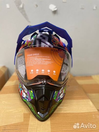 Мотошлем кроссовый