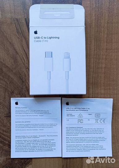 Кабель Lightning Apple USB-C to Lightning Cable 1m