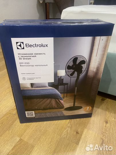Мощный напольный вентилятор Electrolux EFF-113D