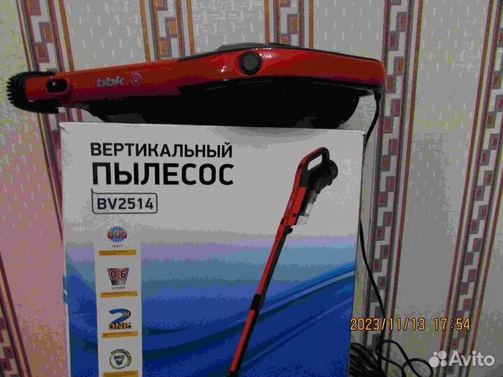 Вертикальный пылесос BBK BV 2514