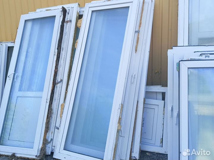 Пластиковые окна и двери пвх бу
