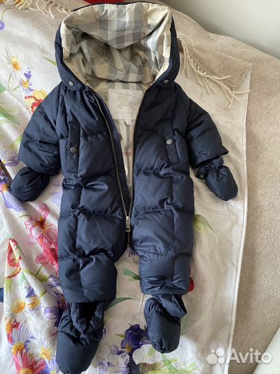 Комбинезон burberry 0-3 м. Оригинал