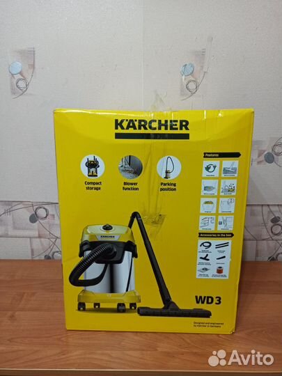 Пылесос Karcher wd 3 S V-17/4/20