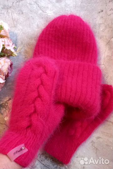 Шапка, варежки