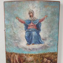 Икона старая Богородица "Спорительница хлебов"