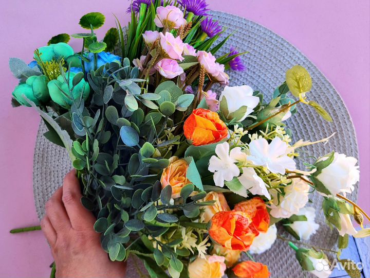 Искусственные цветы для декора