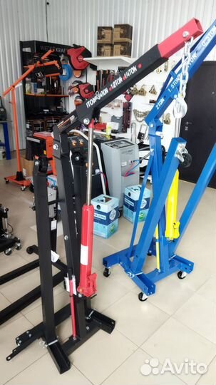 Кран гаражный складной 1Т низкопрофильный