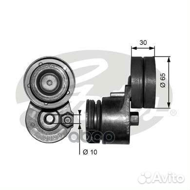 Натяжитель руч.ремня с роликом renault/nissan/O