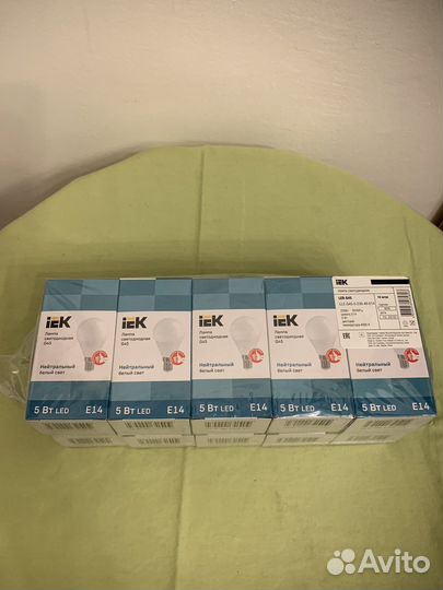 Лампы новые, в упаковке