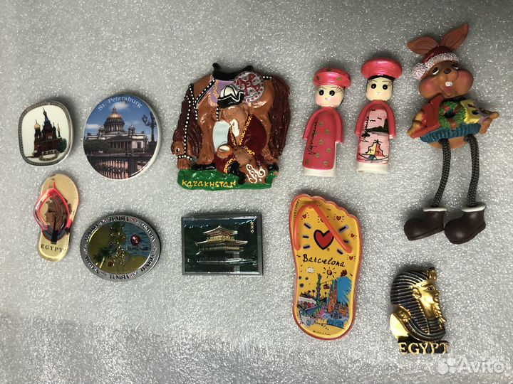 Магниты на холодильник керамические Европа