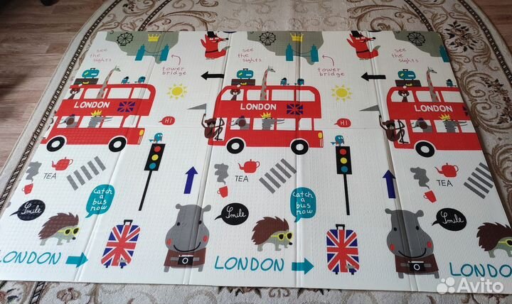 Складной детский коврик 150х200