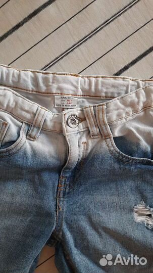 Шорты джинсовые zara