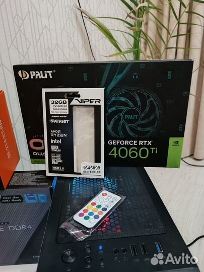 Игровой компьютер RTX 4060Ti /i5 12400F /32GB