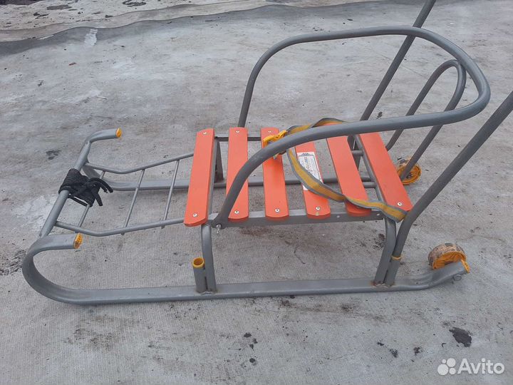 Санки с колёсами